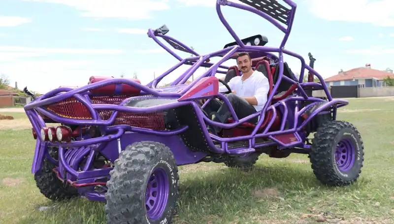 : Kendi Arazi Aracını Yapan Genç, Mad Max'ten İlham Aldı: 900 Bin TL Yatırım