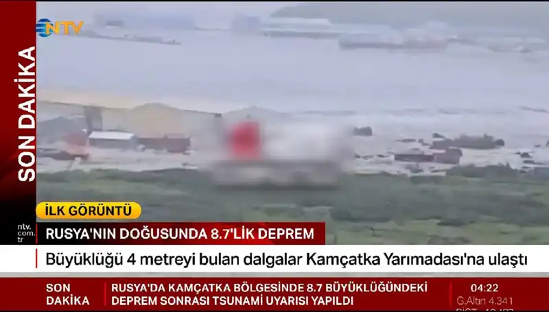 Kamçatka Kıyılarında Şok Eden Gelişme: Tsunami Dalgaları Yükseliyor!