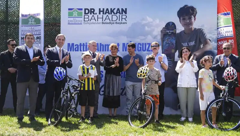 Bahçelievler’de Gençlere Özel Mattia Ahmet Minguzzi Skate Parkı Açıldı