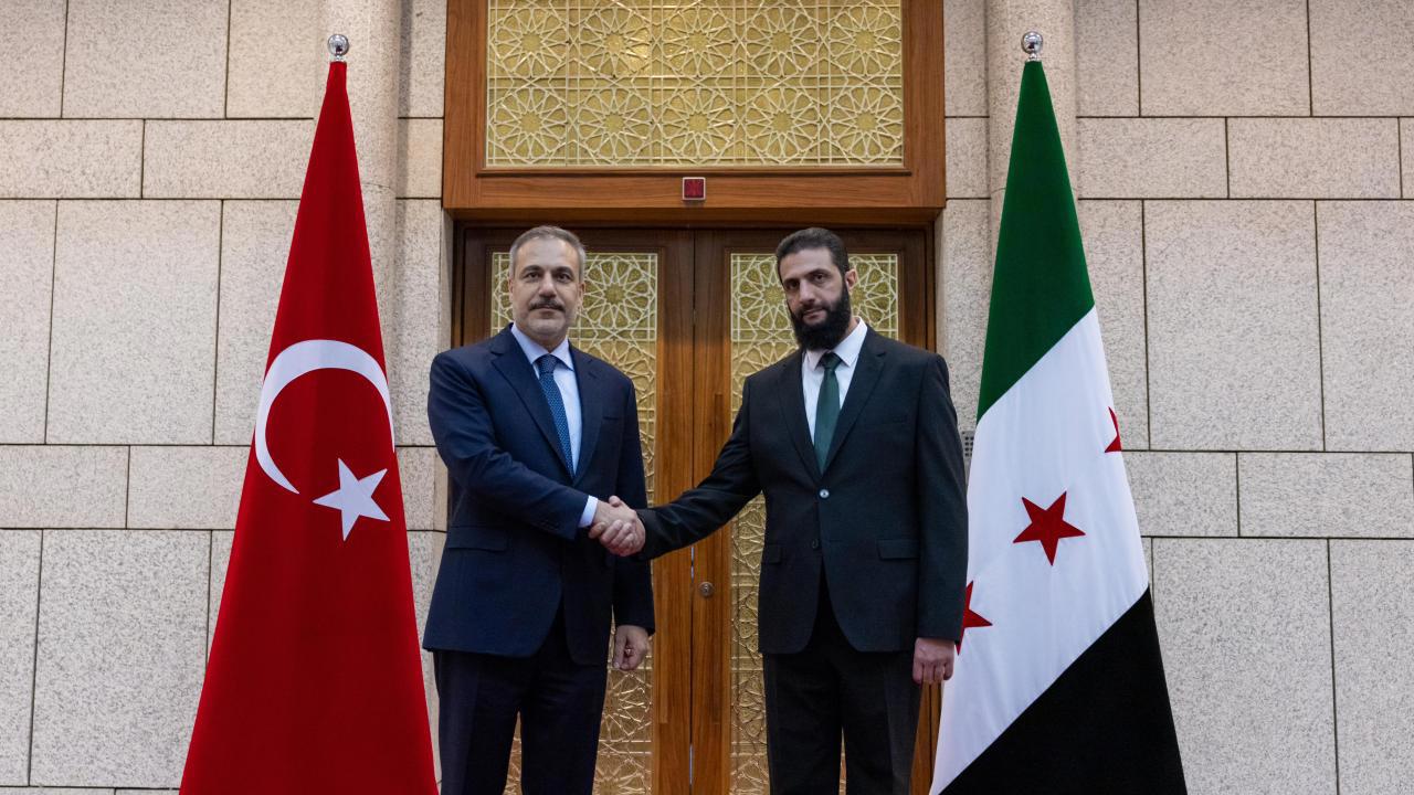 Fidan'ın Şam ziyareti dünya basınında dikkat çekti.