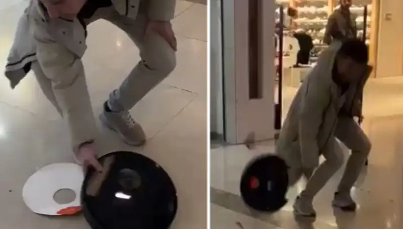 İki Yılda On Kez Arızalanan Süpürge, Sahibi Tarafından Mağaza Önünde Parçalandı!