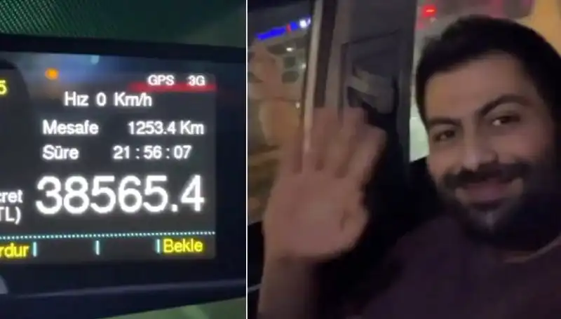 Taksimetre 22 Saat Açık Kaldı: Uzun Yolculukta Şehirleri Aşan Sürücü!