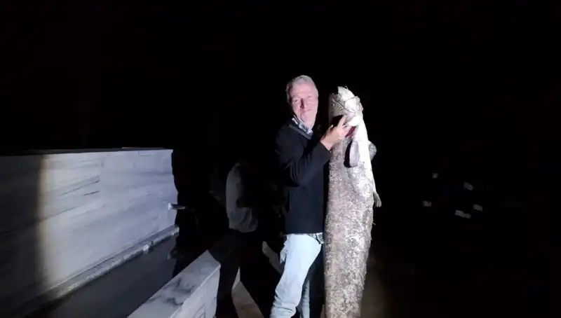 Barajdan Çıkan Dev Balık Avı Herkesi Şaşırttı!