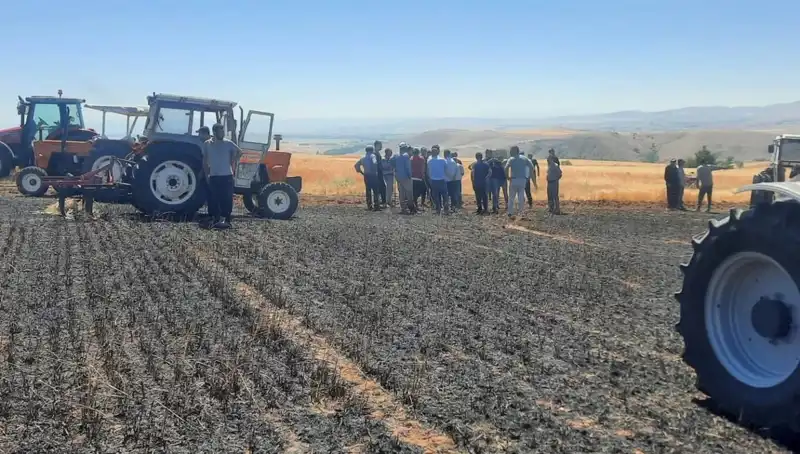 Yozgat'ta 100 Dönüm Tarım Alanı, Korkunç Yangınla Küle Döndü