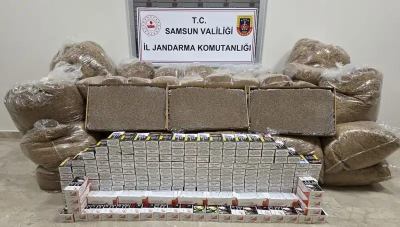 Samsun'da 1 Ton Kaçak Tütün Operasyonu: İzler Sürüldü