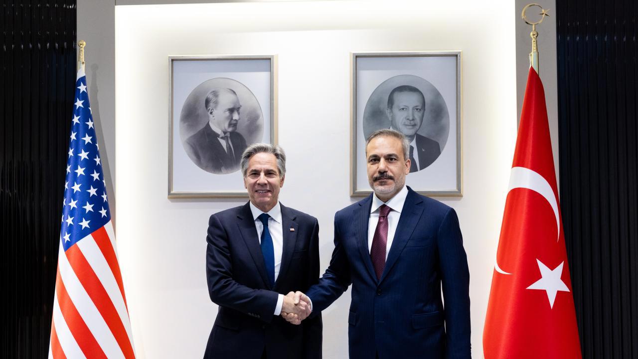 Türkiye Dışişleri Bakanı Fidan, ABD Dışişleri Bakanı Blinken ile Görüştü