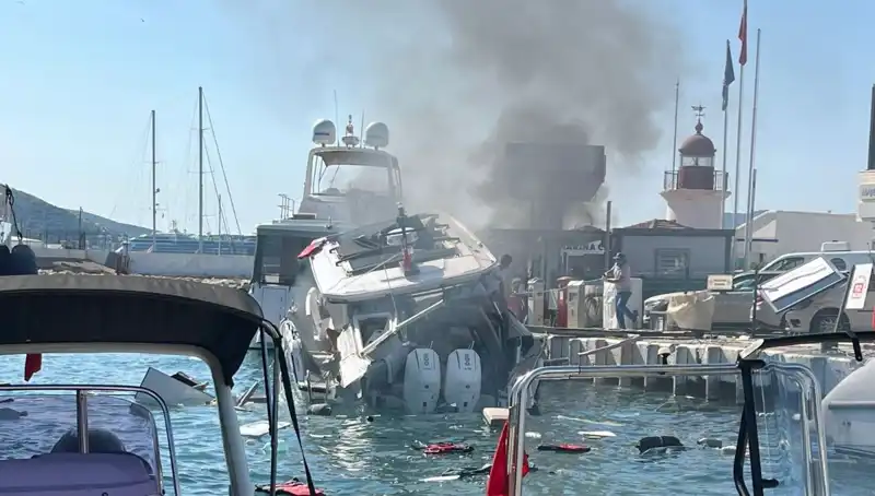 Bodrum'da Tekne Patlaması: Tatilciler Arasında Panik ve Yaralılar