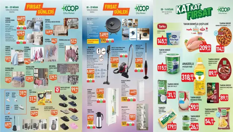 Tarım Kredi KOOP Marketleri'nde Nisan İndirimleri: Alışverişe Doyacağınız Fırsatlar!
