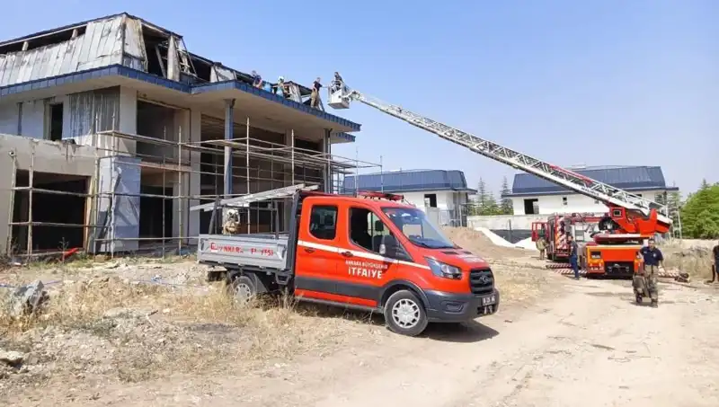 Gölbaşı'ndaki Villalarda Neden Yangın Çıktı? İncelemede Son Durum!
