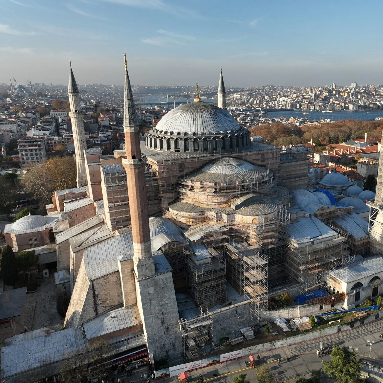 Ayasofya'nın Kubbesi Yeniden Onarılacak