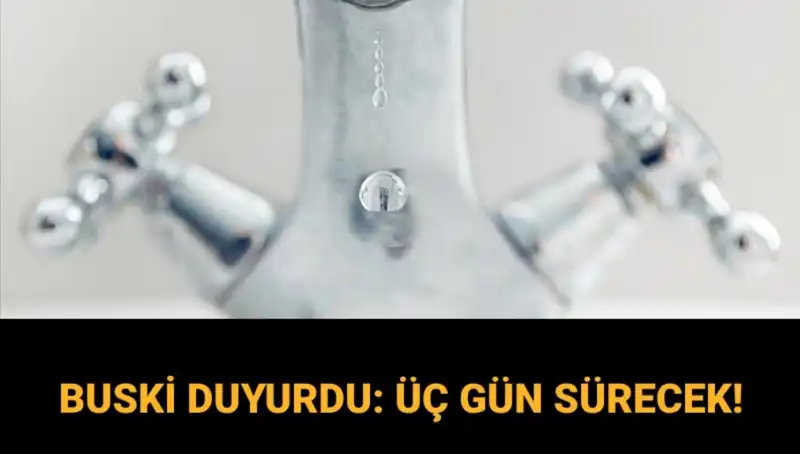 Bursa'da 3 Gün Sürecek Su Kesintisi Açıklandı: Sular Ne Zaman Gelecek?