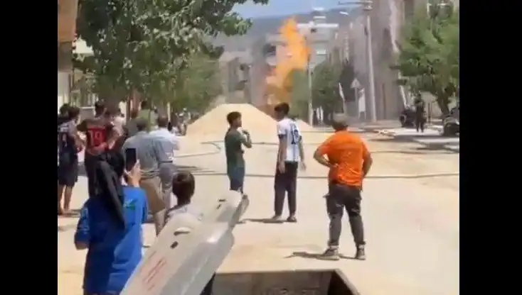 Kilis'te Doğalgaz Borusu Patladı: Kentte Yaşanan Kaos