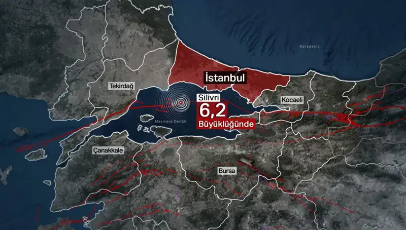 İstanbul’da 6.2 Büyüklüğünde Deprem: Şehir Beşik Gibi Sallandı!