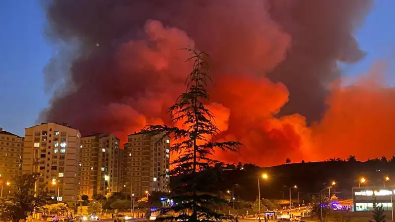 Bursa’da Yangın Tehlikesi: Şehirdeki Alevler Korku Yarattı!