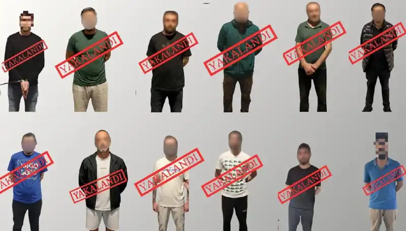 Ulusal Seviyede Kırmızı Bültenle Aranan 12 Kişi Yakalandı: Olayın Detayları