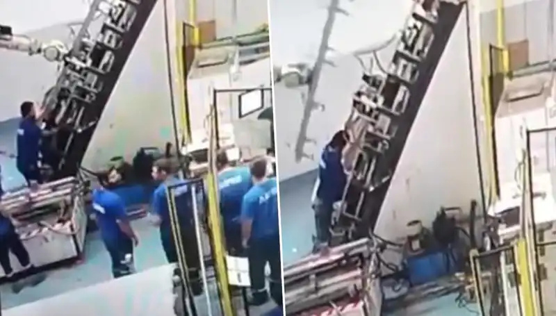 Fabrikada Şok Edici Kaza: Makine İşçinin Sırtına Saplandı